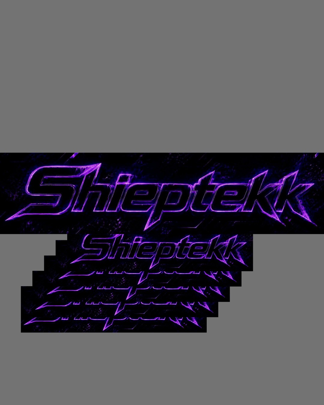 Aufkleber "Shieptekk-Schriftzug"